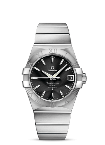 Omega Constellation Co-Axial 38 Stainless Steel / Black